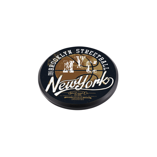 Unisub 8.125  Round Sublimation MDF Plaque with Black Edge For Sale - Image 2