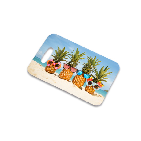 Unisub 2.75  x 4  Rectangle Sublimation FRP Bag Tag Discount - Image 2