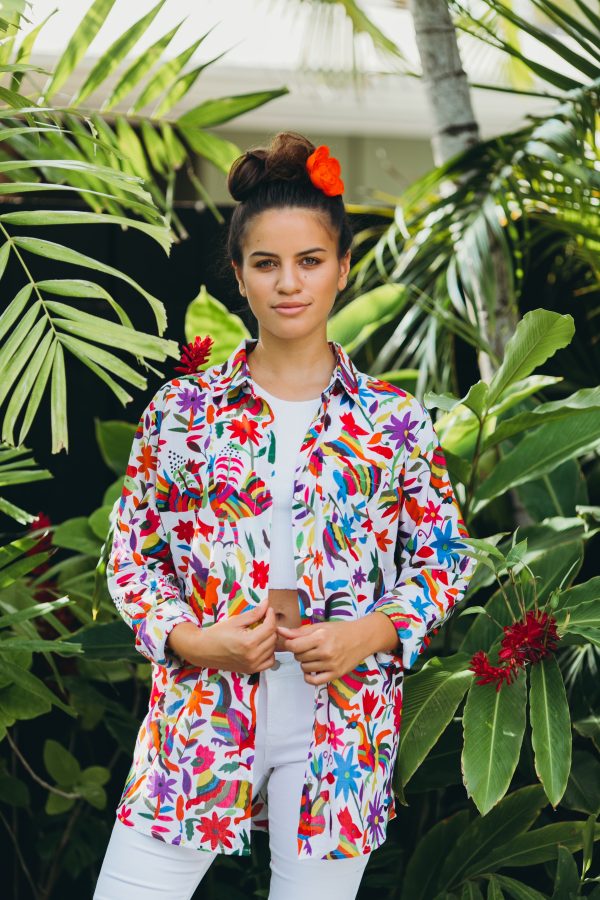 Multi Fiesta KikiSol Boyfriend Shirt Supply