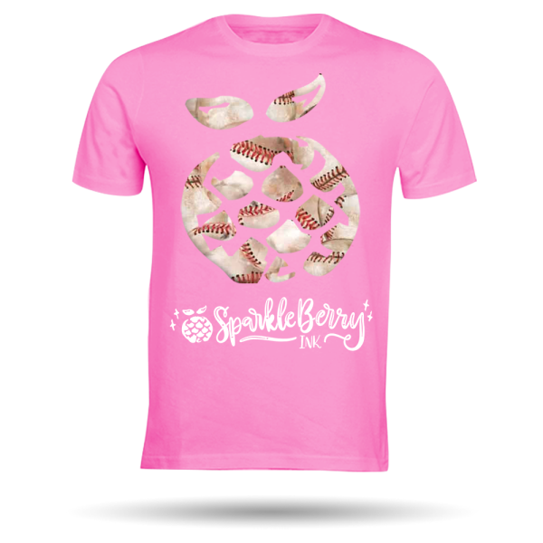 Sparkleberry Ink PATTERNED Heat Transfer Vinyl - Baseballs on Sale
