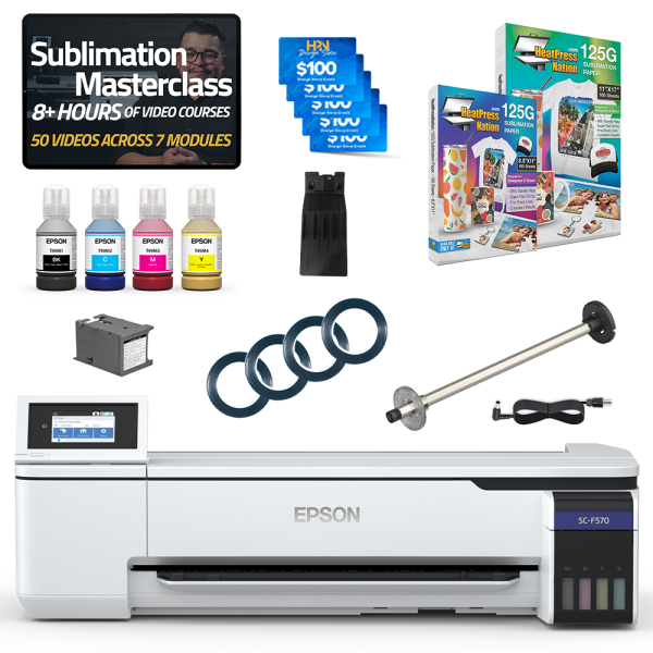 Epson SureColor F570 24  Lite Sublimation Printer Paper Bundle Cheap