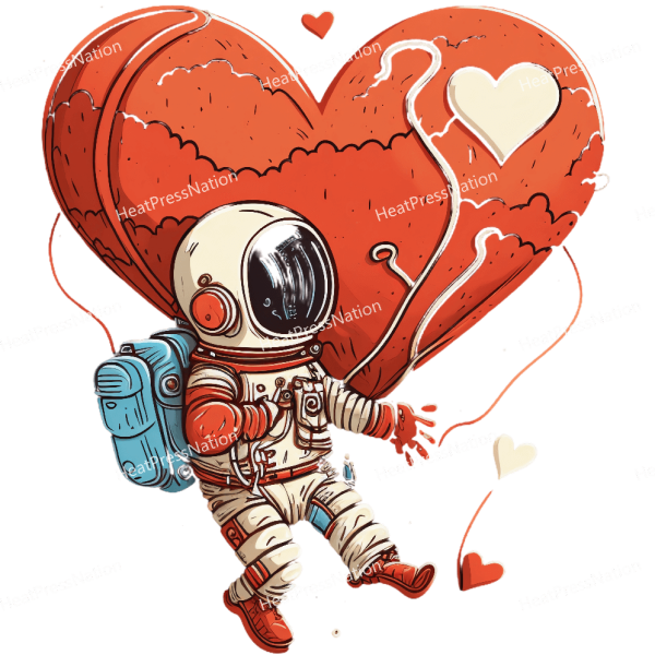 Astronaut Love Design Online Hot Sale - Image 2