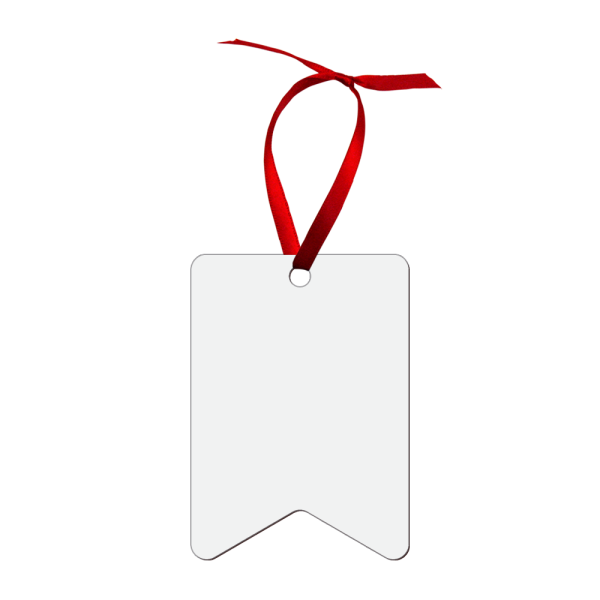 Unisub 2.5  x 3.5  Bunting Sublimation Hardboard Ornament Supply
