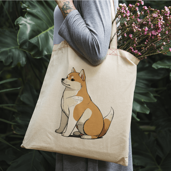 Shiba Sitting Design Sale - Image 2