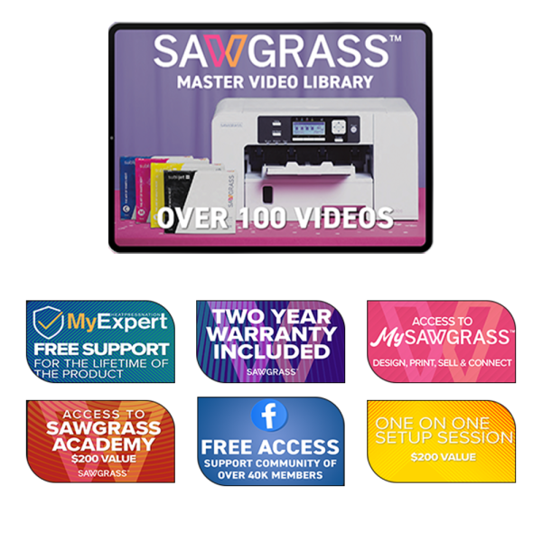 Sawgrass Virtuoso SG1000 Complete Sublijet Sublimation Printer Kit Supply - Image 3
