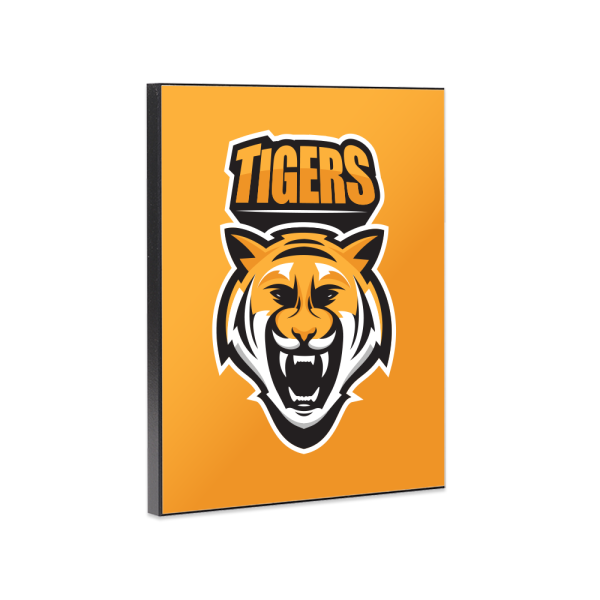 Unisub 10  x 8  Reverse Chamfer Sublimation MDF Plaque - Black Edge - Gloss White Black Back Supply - Image 2