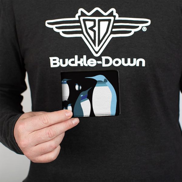 Bi-Fold Wallet - Emperor Penguins Gray Blues Online Hot Sale - Image 3